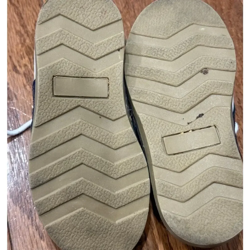 Tiny Toes Navy White Leather Saddle Shoes Toddler Size 8 Boutique Oxford